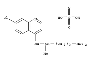 Molecular Structure of 132-73-0 (Chloroquine sulfate)
